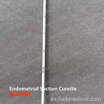 Cureta de succión endometrial desechable para endometrio